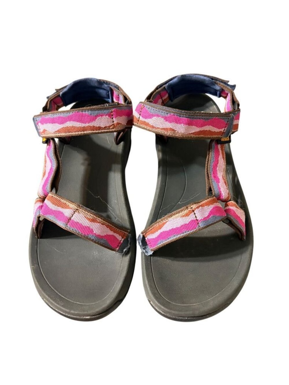 Teva Hurricane XLT3 Sandals 6 Women's Pink Navy Nylon Gorpcore Outdoor Water - Picture 2 of 7